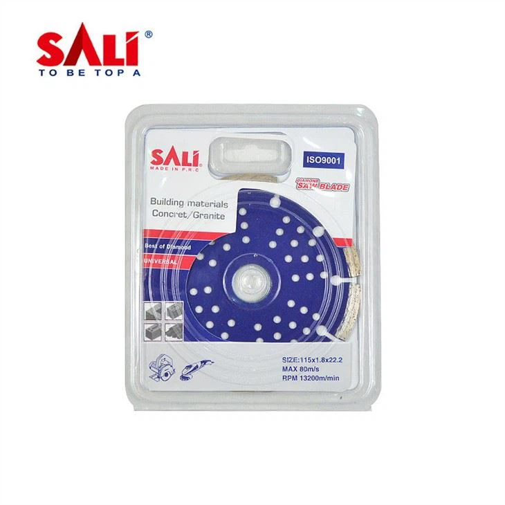 Reinforced diamond saw blade with flower type